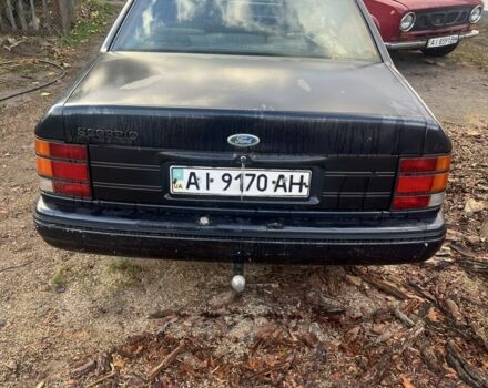 Форд Скорпио 1991 в Броварах на Automoto.ua Синий Форд Скорпио, объемом двигателя 2 л и пробегом 381 тыс. км за 1200 $, фото 4 на Automoto.ua