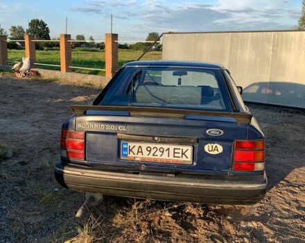 Синій Форд Скорпіо, об'ємом двигуна 2 л та пробігом 340 тис. км за 1000 $, фото 1 на Automoto.ua