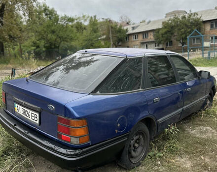 Форд Скорпіо 1987 у Києві на Automoto.ua Синій Форд Скорпіо, об'ємом двигуна 2 л та пробігом 222 тис. км за 650 $, фото 1 на Automoto.ua