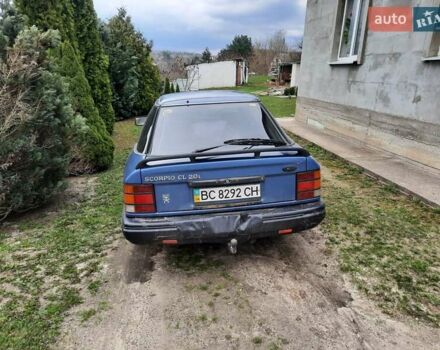 Синий Форд Скорпио, объемом двигателя 2 л и пробегом 300 тыс. км за 1300 $, фото 13 на Automoto.ua