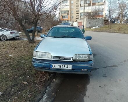 Синий Форд Скорпио, объемом двигателя 2 л и пробегом 70 тыс. км за 400 $, фото 1 на Automoto.ua