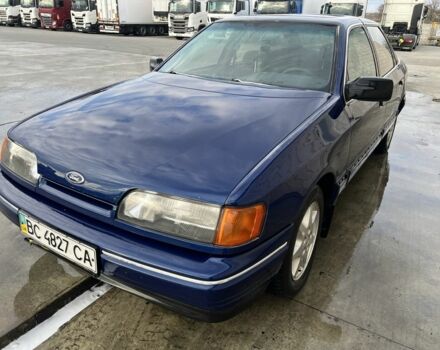 Синий Форд Скорпио, объемом двигателя 2.8 л и пробегом 300 тыс. км за 1100 $, фото 1 на Automoto.ua