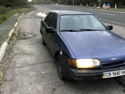 Форд Скорпио 1986 в Чернигове на Automoto.ua Синий Форд Скорпио, объемом двигателя 2 л и пробегом 458 тыс. км за 450 $, фото 1 на Automoto.ua