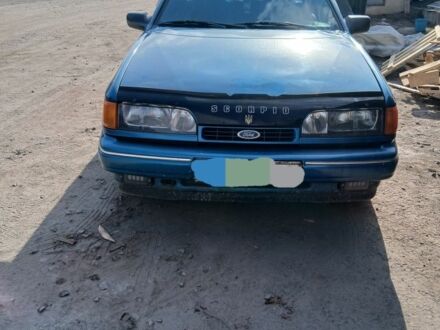 Синий Форд Скорпио, объемом двигателя 2 л и пробегом 310 тыс. км за 1200 $, фото 1 на Automoto.ua