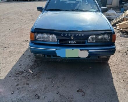 Синий Форд Скорпио, объемом двигателя 2 л и пробегом 310 тыс. км за 1200 $, фото 1 на Automoto.ua