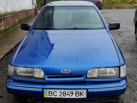 Синий Форд Скорпио, объемом двигателя 2 л и пробегом 380 тыс. км за 950 $, фото 1 на Automoto.ua