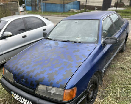 Синий Форд Скорпио, объемом двигателя 2 л и пробегом 222 тыс. км за 650 $, фото 1 на Automoto.ua