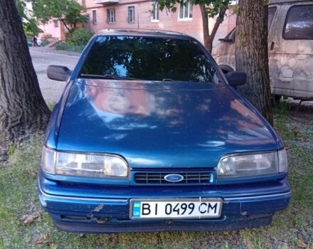 Синий Форд Скорпио, объемом двигателя 2 л и пробегом 333 тыс. км за 742 $, фото 1 на Automoto.ua