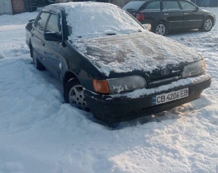 Синий Форд Скорпио, объемом двигателя 2.4 л и пробегом 300 тыс. км за 800 $, фото 1 на Automoto.ua