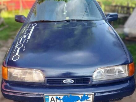 Форд Скорпио 1989 в Житомире на Automoto.ua Синий Форд Скорпио, объемом двигателя 2 л и пробегом 350 тыс. км за 43000 $, фото 1 на Automoto.ua