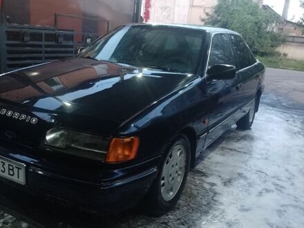Синий Форд Скорпио, объемом двигателя 2 л и пробегом 200 тыс. км за 900 $, фото 1 на Automoto.ua