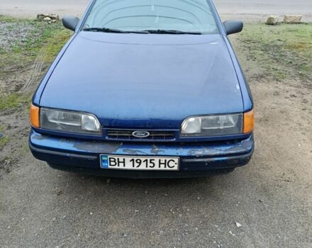 Синий Форд Скорпио, объемом двигателя 2 л и пробегом 246 тыс. км за 1300 $, фото 1 на Automoto.ua