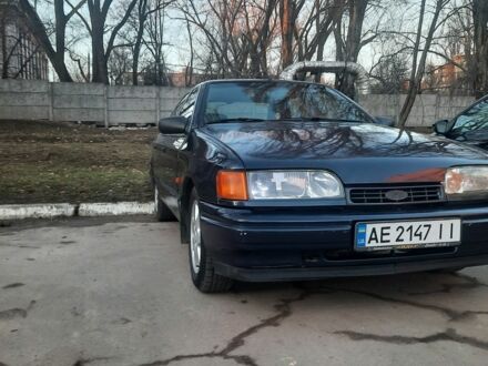 Форд Скорпио 1990 в Каменское - Днепродзержинск на Automoto.ua Синий Форд Скорпио, объемом двигателя 2 л и пробегом 185 тыс. км за 1350 $, фото 1 на Automoto.ua