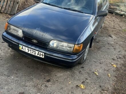 Форд Скорпио 1991 в Броварах на Automoto.ua Синий Форд Скорпио, объемом двигателя 2 л и пробегом 381 тыс. км за 1200 $, фото 1 на Automoto.ua