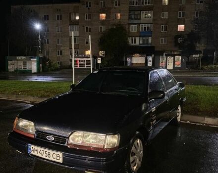 Синий Форд Скорпио, объемом двигателя 2 л и пробегом 200 тыс. км за 1100 $, фото 1 на Automoto.ua