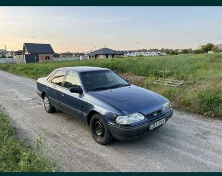 Синий Форд Скорпио, объемом двигателя 2 л и пробегом 400 тыс. км за 650 $, фото 1 на Automoto.ua