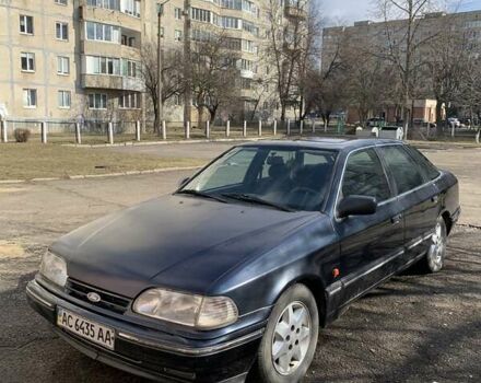 Синий Форд Скорпио, объемом двигателя 2 л и пробегом 262 тыс. км за 1750 $, фото 1 на Automoto.ua