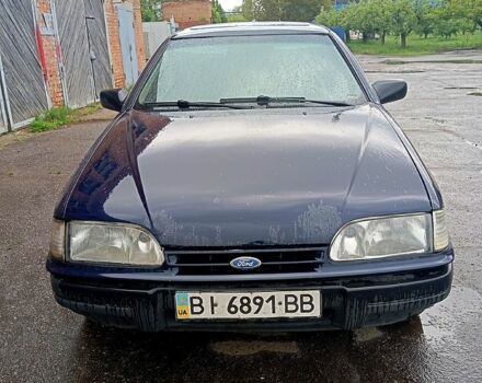 Синий Форд Скорпио, объемом двигателя 2 л и пробегом 300 тыс. км за 1250 $, фото 1 на Automoto.ua
