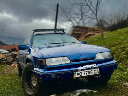 Синий Форд Скорпио, объемом двигателя 2.9 л и пробегом 300 тыс. км за 1300 $, фото 1 на Automoto.ua