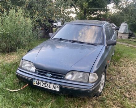 Синий Форд Скорпио, объемом двигателя 2.5 л и пробегом 3 тыс. км за 700 $, фото 1 на Automoto.ua