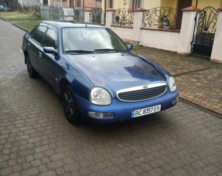 Синий Форд Скорпио, объемом двигателя 2 л и пробегом 300 тыс. км за 1000 $, фото 1 на Automoto.ua