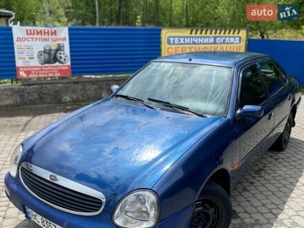 Синий Форд Скорпио, объемом двигателя 2 л и пробегом 244 тыс. км за 1500 $, фото 1 на Automoto.ua