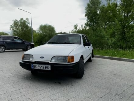 Форд Сиерра 1988 в Новояворовск на Automoto.ua Белый Форд Сиерра, объемом двигателя 2 л и пробегом 66 тыс. км за 641 $, фото 1 на Automoto.ua