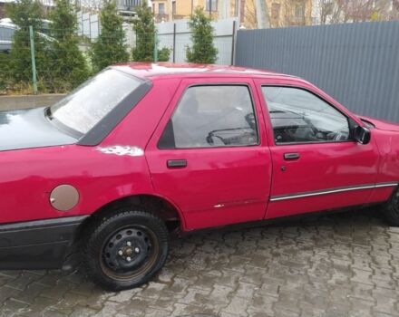 Красный Форд Сиерра, объемом двигателя 1.8 л и пробегом 200 тыс. км за 650 $, фото 2 на Automoto.ua
