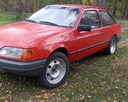 Красный Форд Сиерра, объемом двигателя 2 л и пробегом 230 тыс. км за 900 $, фото 1 на Automoto.ua