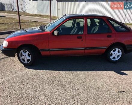 Красный Форд Сиерра, объемом двигателя 2 л и пробегом 270 тыс. км за 1750 $, фото 5 на Automoto.ua