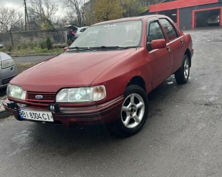 Красный Форд Сиерра, объемом двигателя 2 л и пробегом 341 тыс. км за 1071 $, фото 3 на Automoto.ua