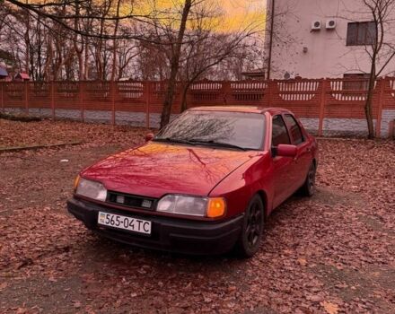 Красный Форд Сиерра, объемом двигателя 2 л и пробегом 255 тыс. км за 1100 $, фото 4 на Automoto.ua