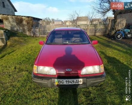 Красный Форд Сиерра, объемом двигателя 1.8 л и пробегом 300 тыс. км за 1000 $, фото 2 на Automoto.ua