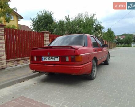 Красный Форд Сиерра, объемом двигателя 1.6 л и пробегом 245 тыс. км за 1400 $, фото 1 на Automoto.ua