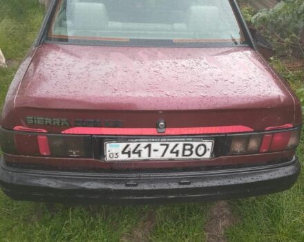Красный Форд Сиерра, объемом двигателя 2 л и пробегом 440 тыс. км за 500 $, фото 3 на Automoto.ua