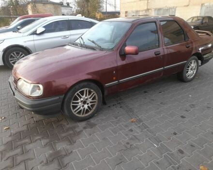 Червоний Форд Сієрра, об'ємом двигуна 2 л та пробігом 222 тис. км за 649 $, фото 2 на Automoto.ua