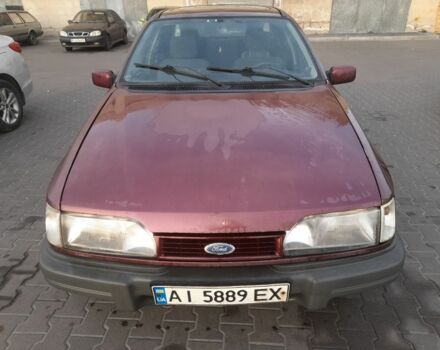 Червоний Форд Сієрра, об'ємом двигуна 2 л та пробігом 222 тис. км за 649 $, фото 1 на Automoto.ua