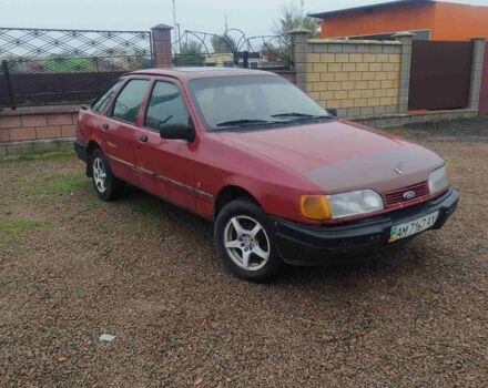 Красный Форд Сиерра, объемом двигателя 2 л и пробегом 500 тыс. км за 650 $, фото 1 на Automoto.ua
