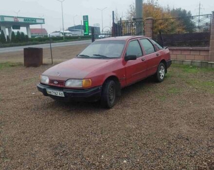 Красный Форд Сиерра, объемом двигателя 2 л и пробегом 500 тыс. км за 650 $, фото 3 на Automoto.ua