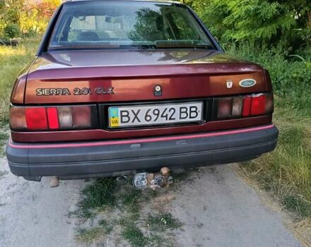 Червоний Форд Сієрра, об'ємом двигуна 2 л та пробігом 190 тис. км за 1600 $, фото 8 на Automoto.ua