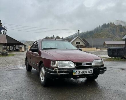 Красный Форд Сиерра, объемом двигателя 2 л и пробегом 222 тыс. км за 600 $, фото 2 на Automoto.ua