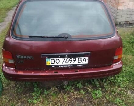 Красный Форд Сиерра, объемом двигателя 2 л и пробегом 700 тыс. км за 550 $, фото 3 на Automoto.ua