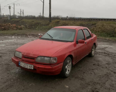 Красный Форд Сиерра, объемом двигателя 2 л и пробегом 200 тыс. км за 1000 $, фото 1 на Automoto.ua