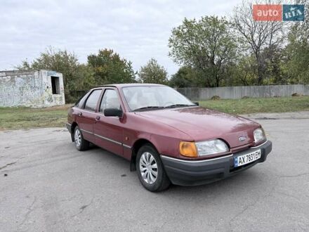Форд Сиерра 1987 в Харькове на Automoto.ua Красный Форд Сиерра, объемом двигателя 1.6 л и пробегом 240 тыс. км за 1650 $, фото 1 на Automoto.ua