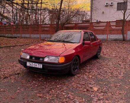 Красный Форд Сиерра, объемом двигателя 2 л и пробегом 255 тыс. км за 1100 $, фото 1 на Automoto.ua
