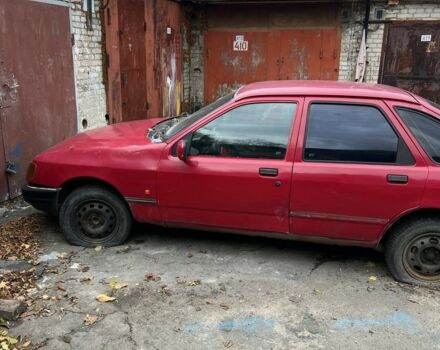 Красный Форд Сиерра, объемом двигателя 2 л и пробегом 100 тыс. км за 350 $, фото 1 на Automoto.ua
