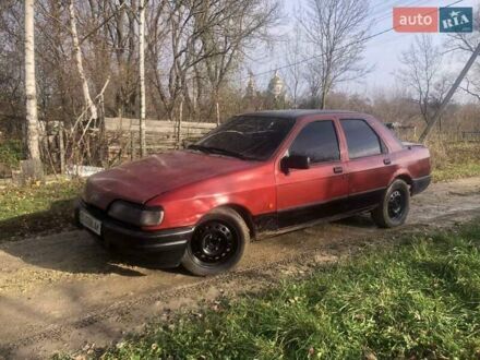 Красный Форд Сиерра, объемом двигателя 1.8 л и пробегом 555 тыс. км за 550 $, фото 1 на Automoto.ua