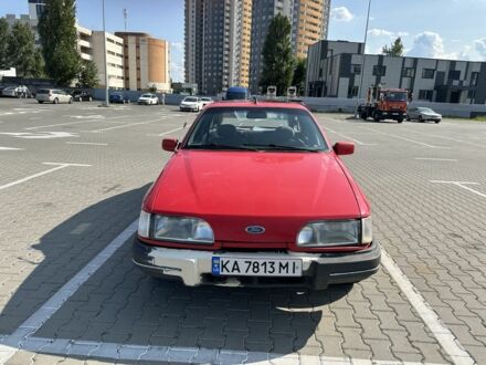 Форд Сиерра 1988 в Киеве на Automoto.ua Красный Форд Сиерра, объемом двигателя 1.8 л и пробегом 90 тыс. км за 899 $, фото 1 на Automoto.ua