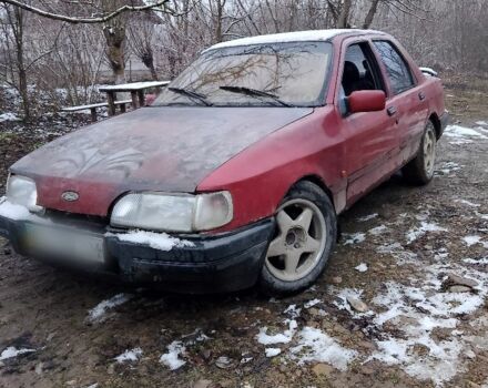 Красный Форд Сиерра, объемом двигателя 2 л и пробегом 100 тыс. км за 618 $, фото 1 на Automoto.ua