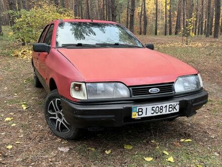 Форд Сиерра 1989 в Полтаве на Automoto.ua Красный Форд Сиерра, объемом двигателя 2 л и пробегом 3 тыс. км за 900 $, фото 1 на Automoto.ua